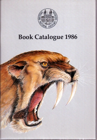 British Museum (Natural History)  Book Catalogue 1986 