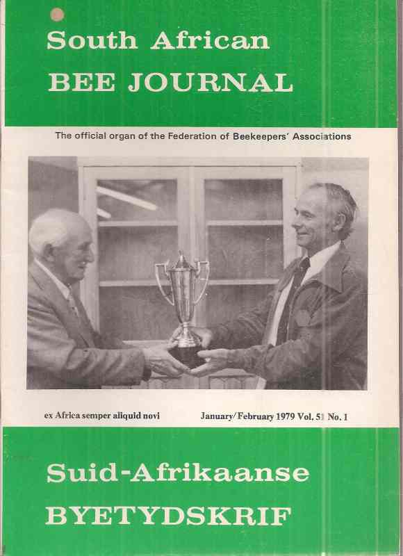 South African Bee Journal  Volume 51 1979 No. 1 bis 4 (4 Hefte) 