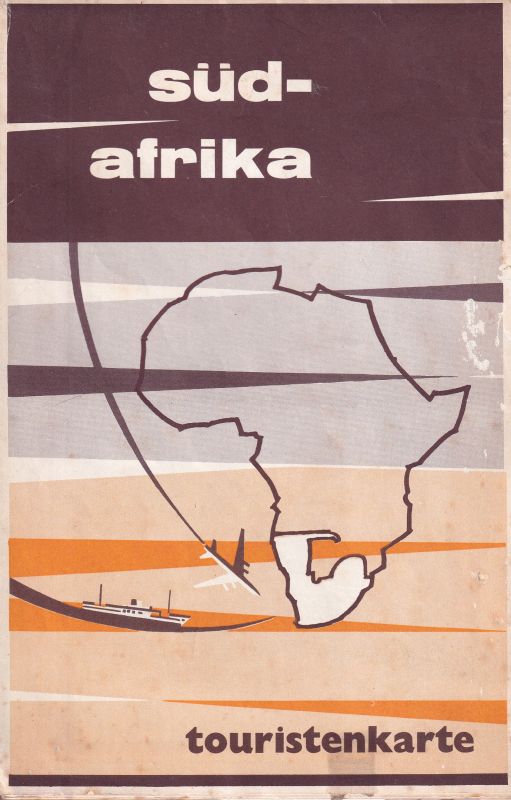 The South African Tourist Corporation  Touristenkarte Republik Südafrika 