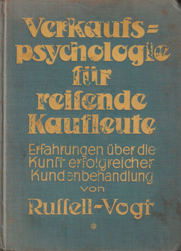 Russell-Vogt  Verkaufspsychologie für reisende Kaufleute 