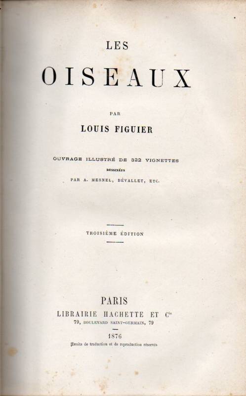 Figuier,Louis  Les Oiseaux 
