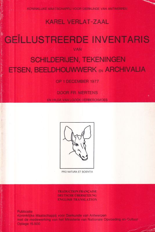 Verlat,Karel  Geillustreerde Inventaris van Schilderijen,Tekeningen 