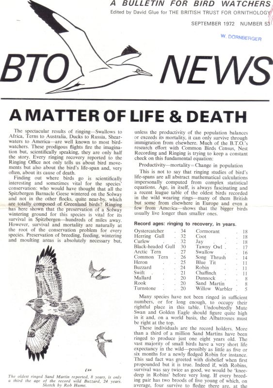 BTO News  Jahrgang 1972.Number 53,54,55 