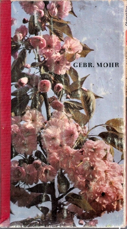 Gebr. Mohr Baumschulen  Hauptverzeichnis Herbst 1970 / Frühjahr 1971 