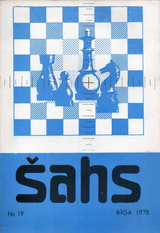 LPSR saha federacijas  Sahs Nr.19  1978    (Schachzeitschrift) 