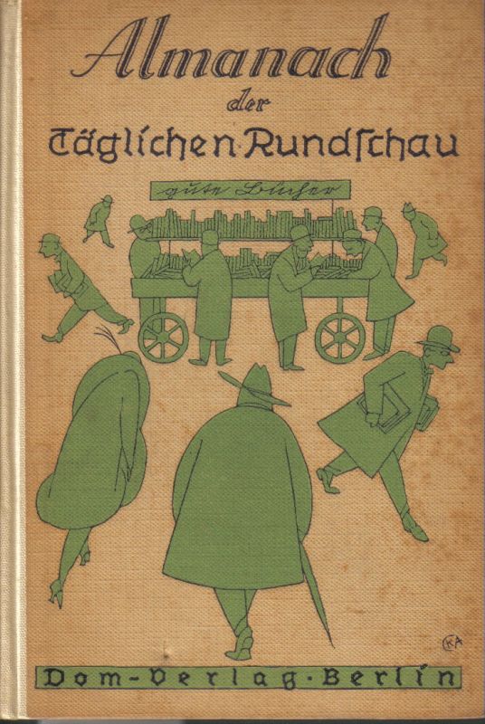 Almanach  Almanach der Täglichen Rundschau auf das Jahr 1922 