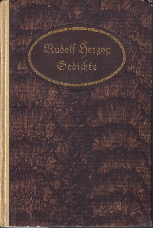 Herzog,Rudolf  Gedichte 