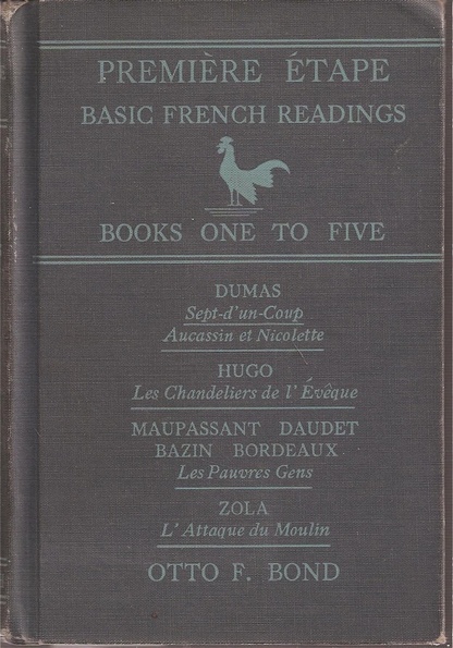 Bond,Otto F.  Premiere Etape Basic French Readings 