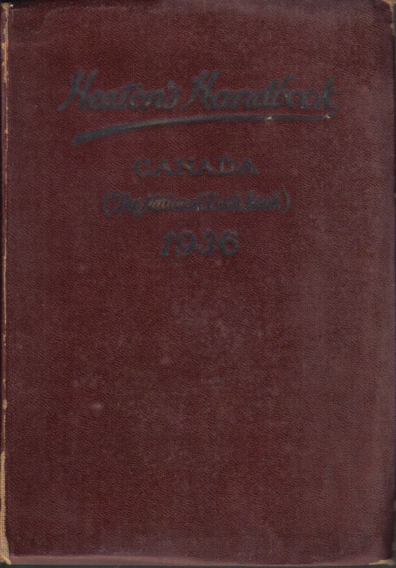Heaton's Commercial Handbook of Canada  (Heaton's Annual).Thirtieth Issue 1936 