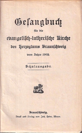 Evangelisch-lutherische Kirche  Gesangbuch für die evangelisch-lutherische Kirche des Herzogtums 
