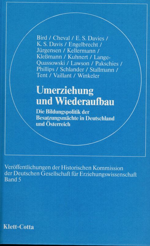 Heinemann, Manfred [Hrsg.]  Umerziehung und Wiederaufbau 