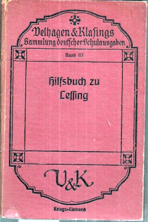 Franz,R.  Hilfsbuch zu Lessing 