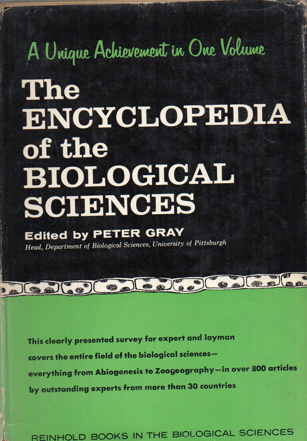 Gray,Peter  The Encyclopedia of the Biological Sciences 