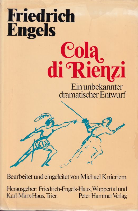 Engels,Friedrich  Cola di Rienzi 