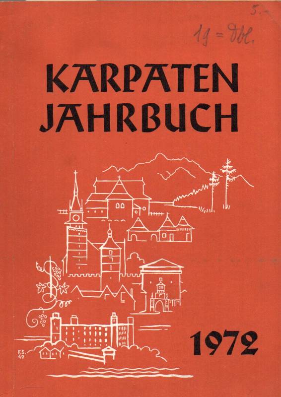 Karpaten Jahrbuch 1972  Jahrgang 23.Kalender der Karpatendeutschen aus der Slowakei 