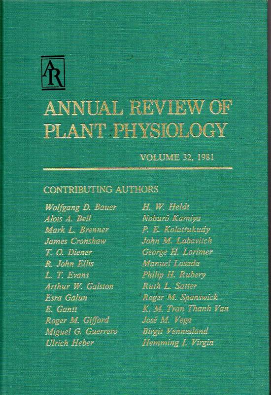 Annual Reviews of Plant Physiology  Volume 32.1981 