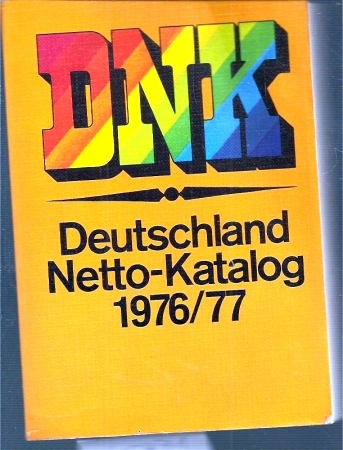 DNK  Deutschland Netto-Katalog 1976/77 mit Europa-Union 