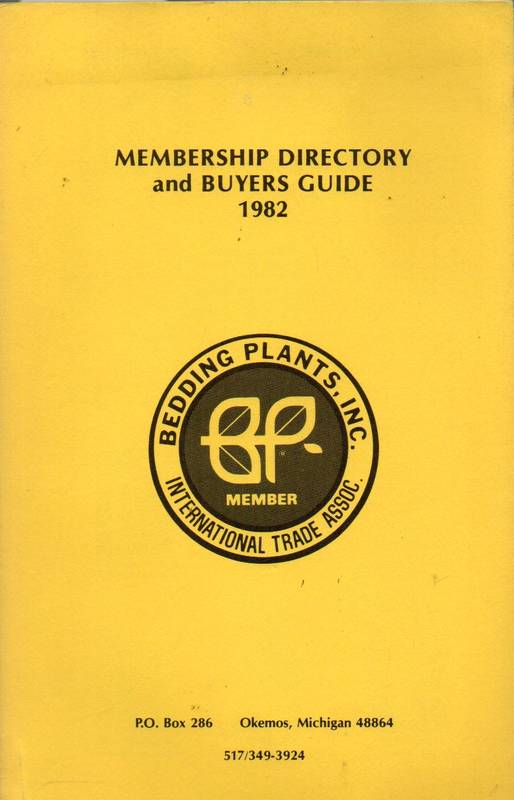 Membership Directory  and Buyers Guide 1982 