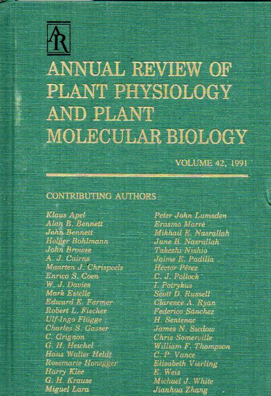 Annual Reviews of Plant Physiology  and Plant Molecular Biology.Volume 42.1991 