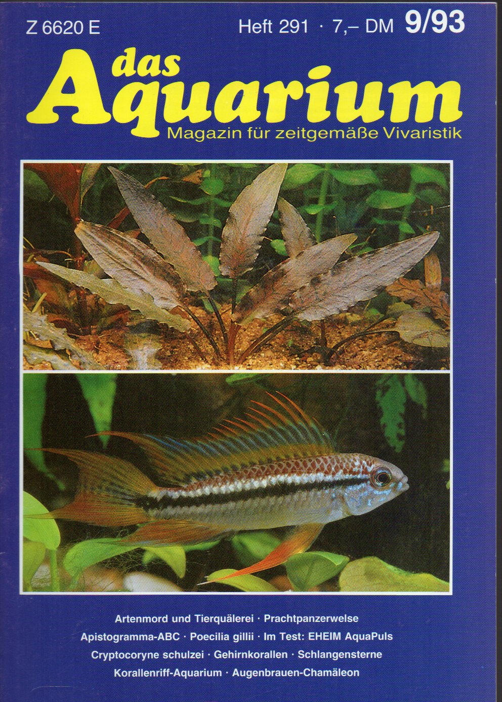 Das Aquarium  27.Jg.1993,Heft 9 