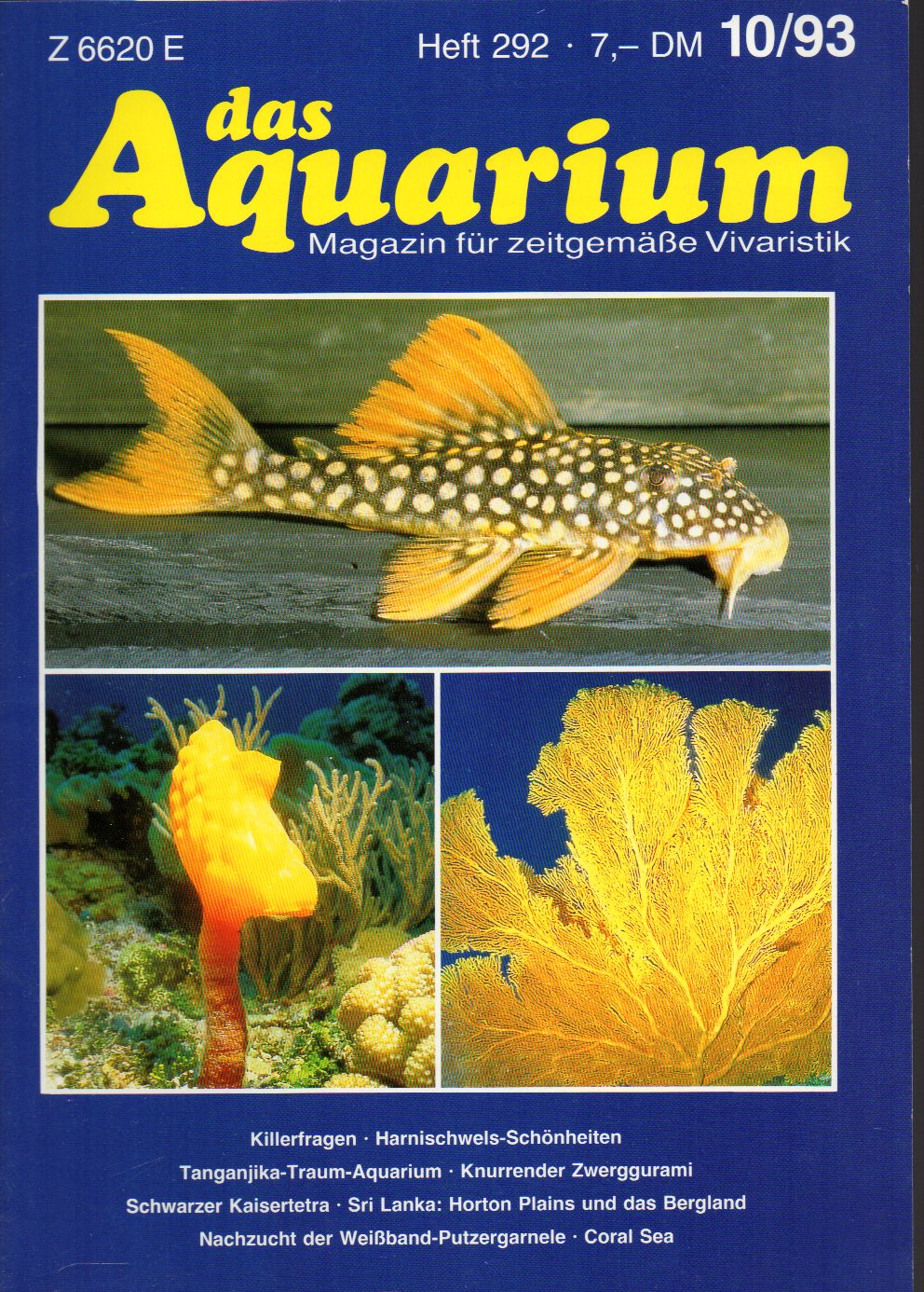 Das Aquarium  27.Jg.1993,Heft 10 