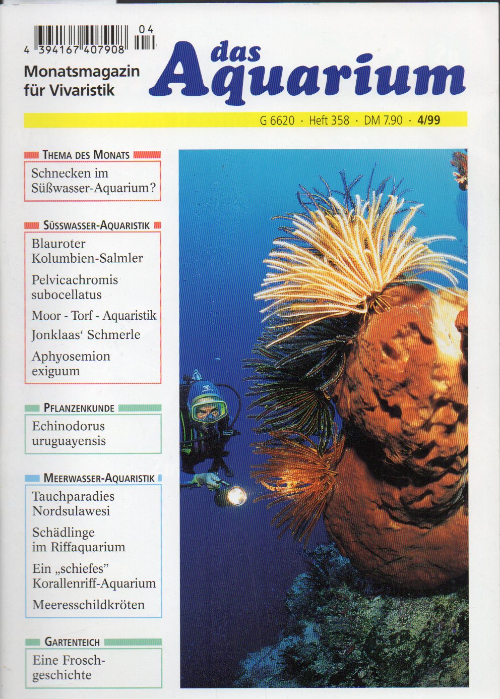 Das Aquarium  33.Jg.1999,Heft 4 