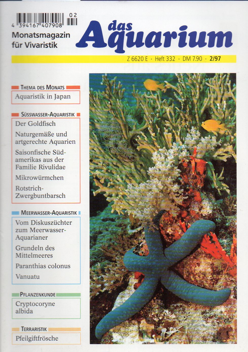 Das Aquarium  31.Jg.1997,Heft 2 
