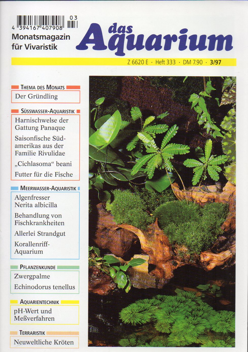 Das Aquarium  31.Jg.1997,Heft 3 
