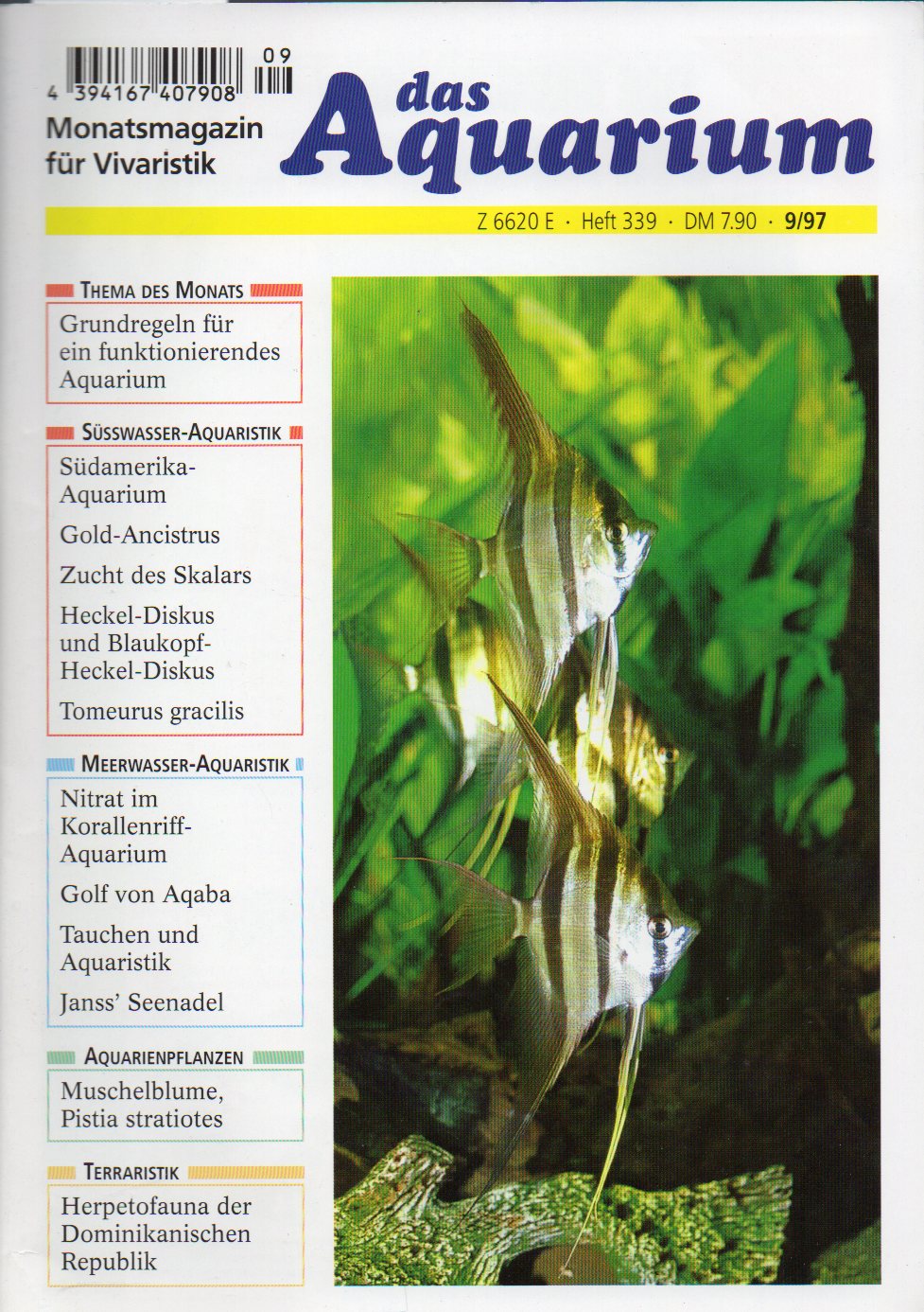 Das Aquarium  31.Jg.1997,Heft 9 