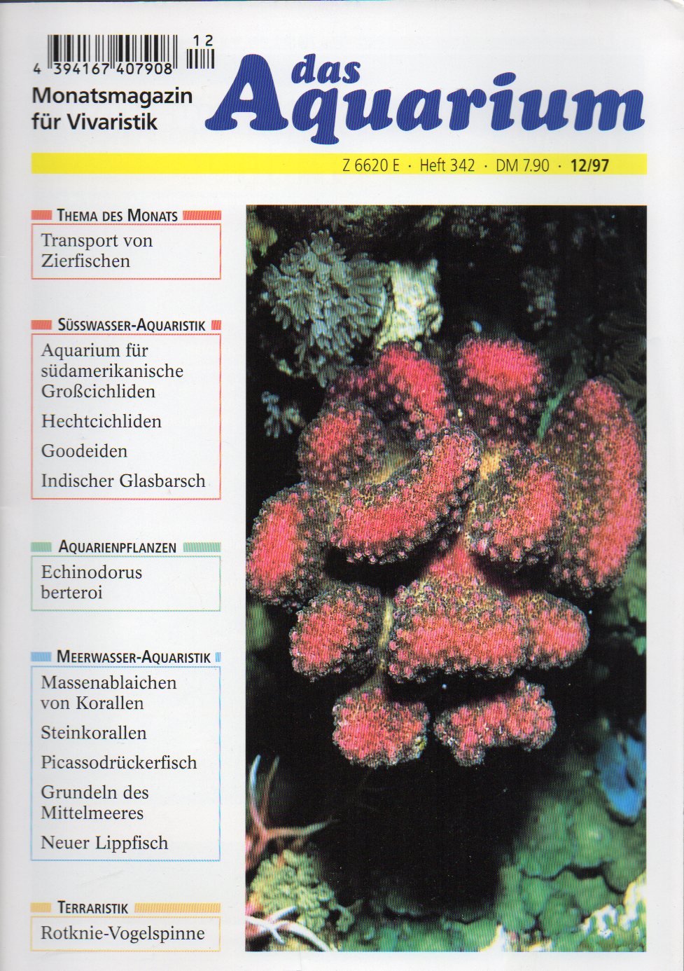 Das Aquarium  31.Jg.1997,Heft 12 