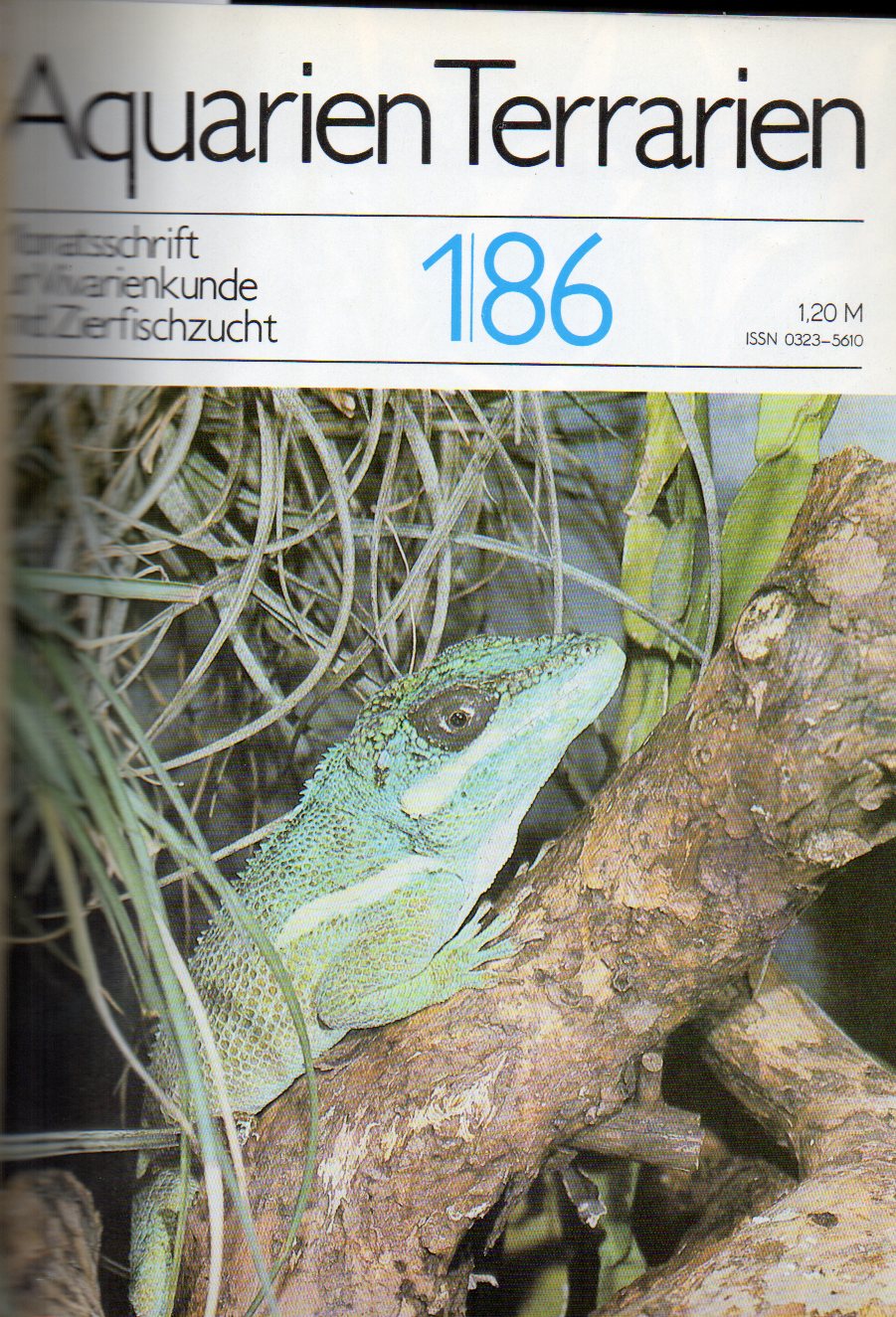 Aquarien Terrarien  33.Jahrgang 1986 
