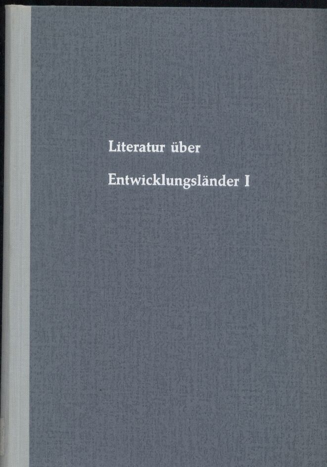 Friedrich-Ebert-Stiftung  Literatur über Entwicklungsländer I und II (2 Bände) 