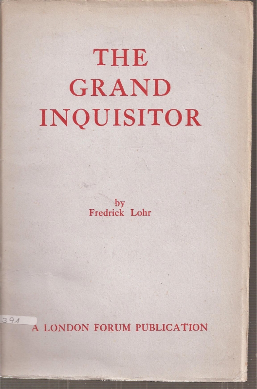 Lohr,Fredrick  The Grand Inquisitor 