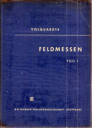 Volquardts,H.  Feldmessen Teil I 