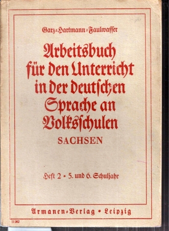Barz,Paul+Otto Hartmann  Arbeitsbuch für den Unterricht in der deutschen Sprache an 