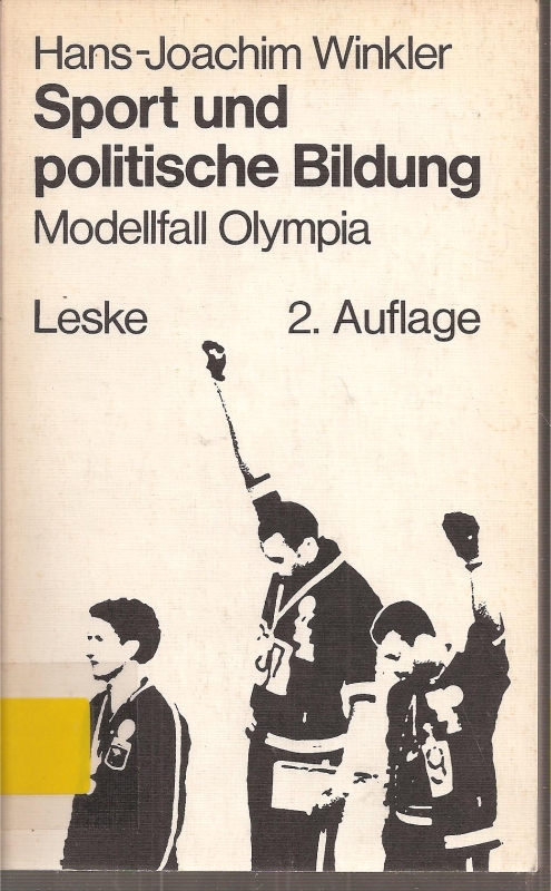 Winkler,Hans-Joachim  Sport und politische Bildung 