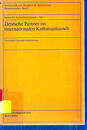 Kuhn,Gertrud+Hans Wilhelm  Deutsche Partner im internationalen Kulturaustausch 
