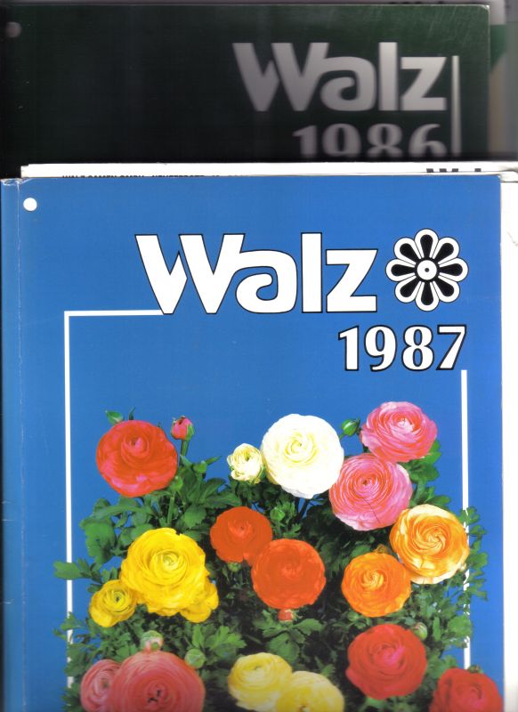 Walz Samen GmbH  Hauptkatalog 1986 und 1987  (2 Kataloge) 