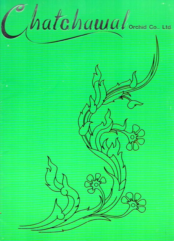 Chatchawal Orchid Co. Ltd.  Katalogsangebot (Orchideen-Katalog) 