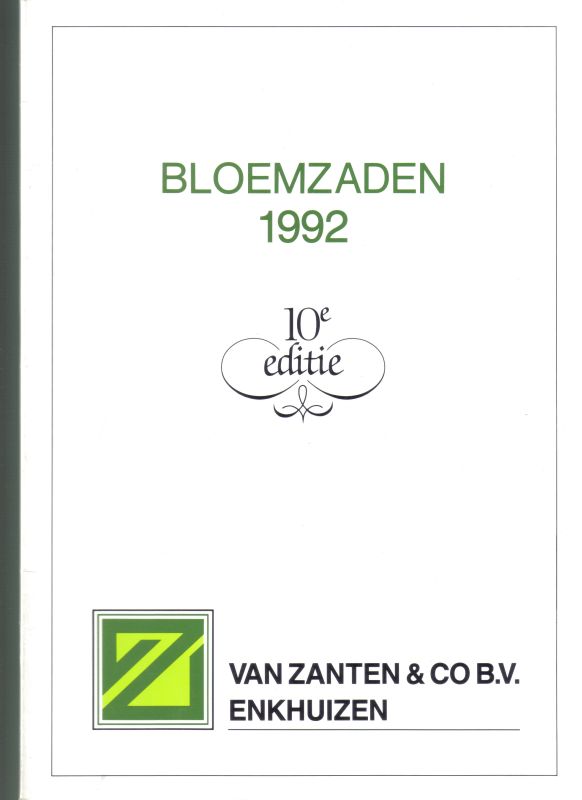 Van Zanten & Co. B.V.  5 Kataloge von der Firma Van Zanten 