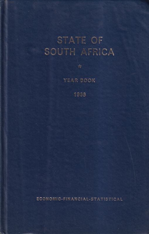 State of South Africa  Economic,Financial and Statistical Year-Book 1966 