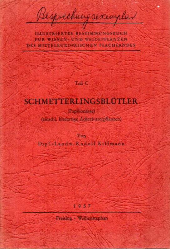 Kiffmann,Rudolf  Schmetterlingsbütler (Papilionatae) 