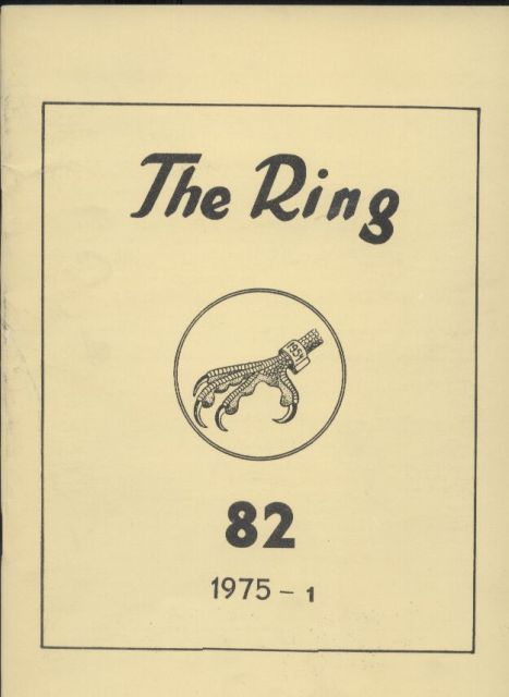 The Ring  The Ring Jahrgang 1975 Band 82-84/85. Heft 1-3/4 (3 Hefte) 