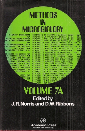 Norris,J.R.+D.W.Ribbons  Methods in Microbiology Volume 7 A 