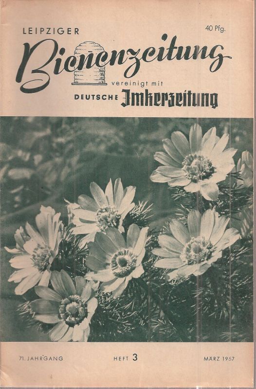 Leipziger Bienenzeitung  71.Jahrgang 1957 Heft 3 (1 Heft) 