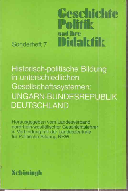 Pellens,Karl  Historisch-politische Bildung in unterschiedlichen Gesellschafts 
