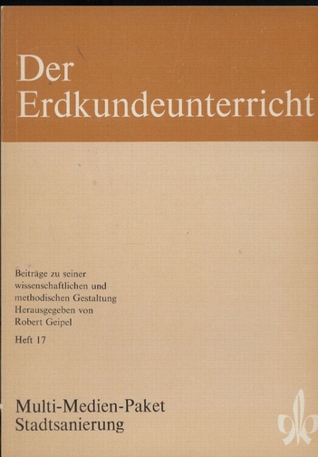 Schrettenbrunner,Helmut  Multi-Medien-Paket Stadtsanierung (1 Heft) 