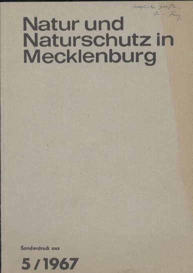 Kleinke,J.+U.Schneider+F.Fukarek  Verbreitungskarten zur Pflanzengeographie Mecklenburgs 
