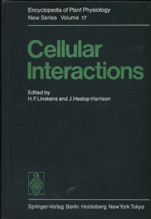 Linskens,H.F.+J.Heslop-Harrison  Cellular Interactions 