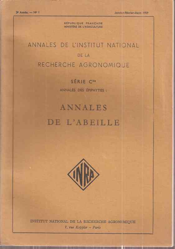 Institut National de la Recherche Agronomique  Annales de L'Abeille 